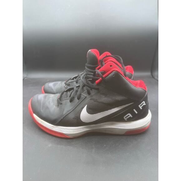 Nike Men’s The Air Overplay IX Basketball Shoe - Black/Red - US 9 main image 6
